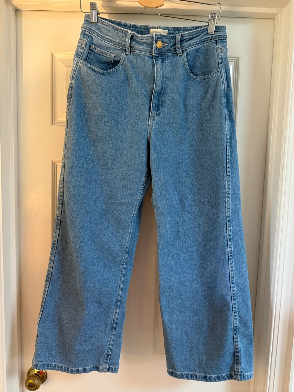 Sézane Le Crop in Light Blue